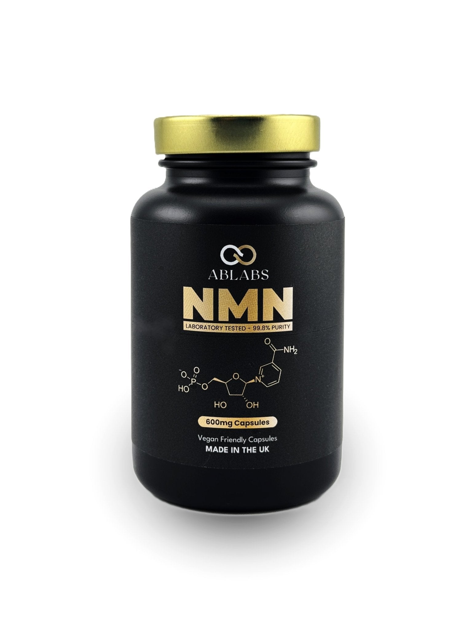 Buy NMN Capsules 600mg | Nicotinamide Mononucleotide Supplement UK 