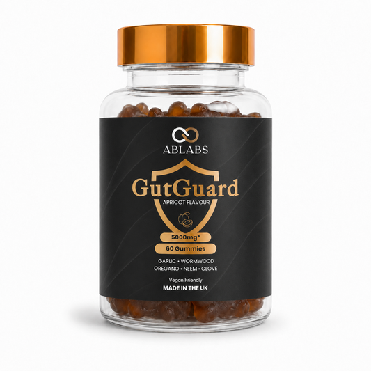 Ablabs GutGuard – Apricot Flavour (60 Vegan Gummies)