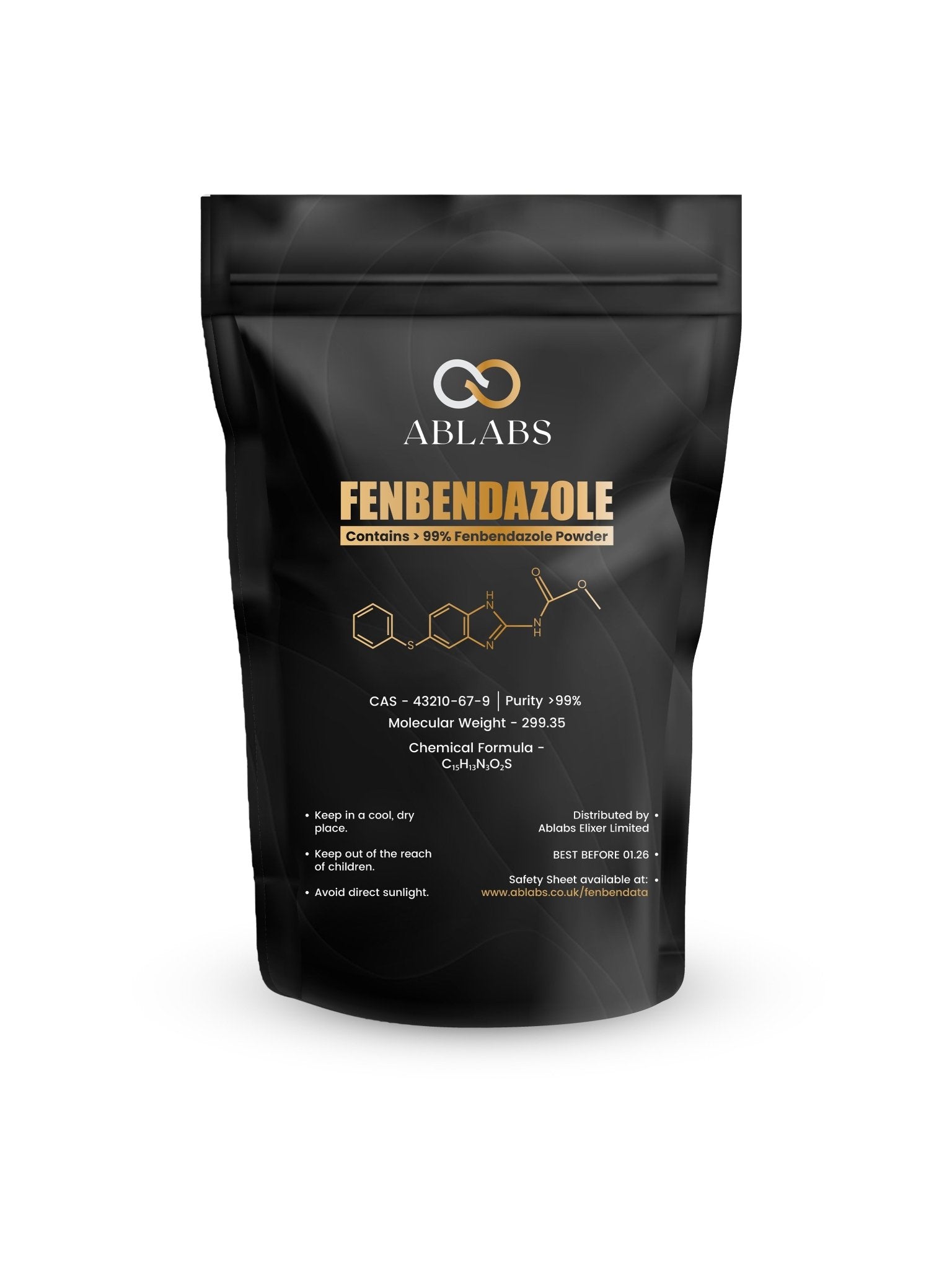 Ablabs Fenbendazole – Pure Research - Grade Powder - Ablabs