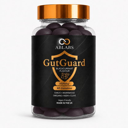Ablabs GUTGUARD – Blackcurrant Flavour (60 Vegan Gummies) - Ablabs