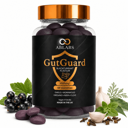 Ablabs GUTGUARD – Blackcurrant Flavour (60 Vegan Gummies) - Ablabs